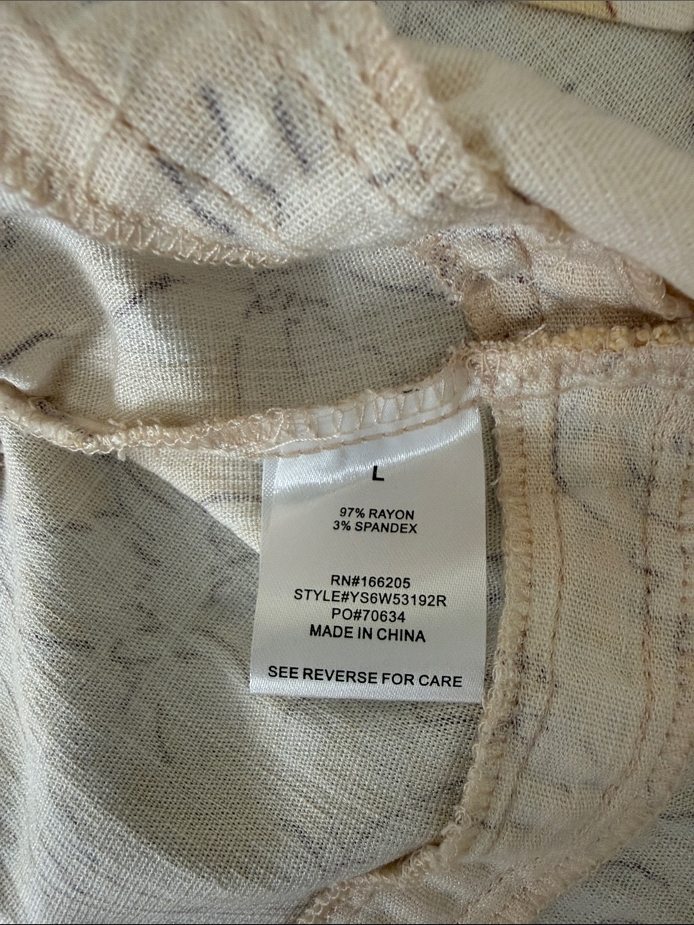 Lucky Brand Cream Floral Lace Tiered Shirt Dress - Picture 12 of 14